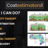 I will do material takeoff, quantity surveying, cost estimation